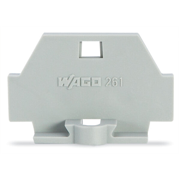 WAGO Abschlußplatte mit Flansch 261-361